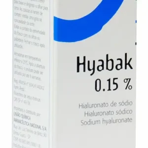 Colírio Hyabak 0,15% De 10ml